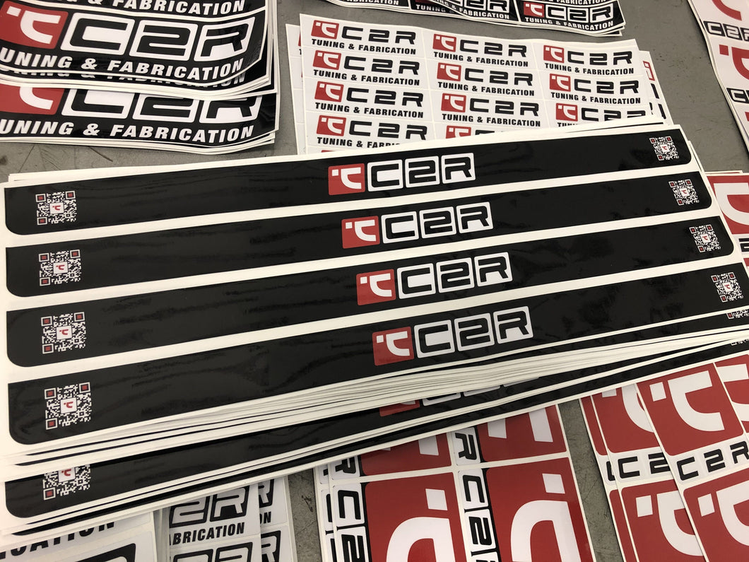 License plate sticker